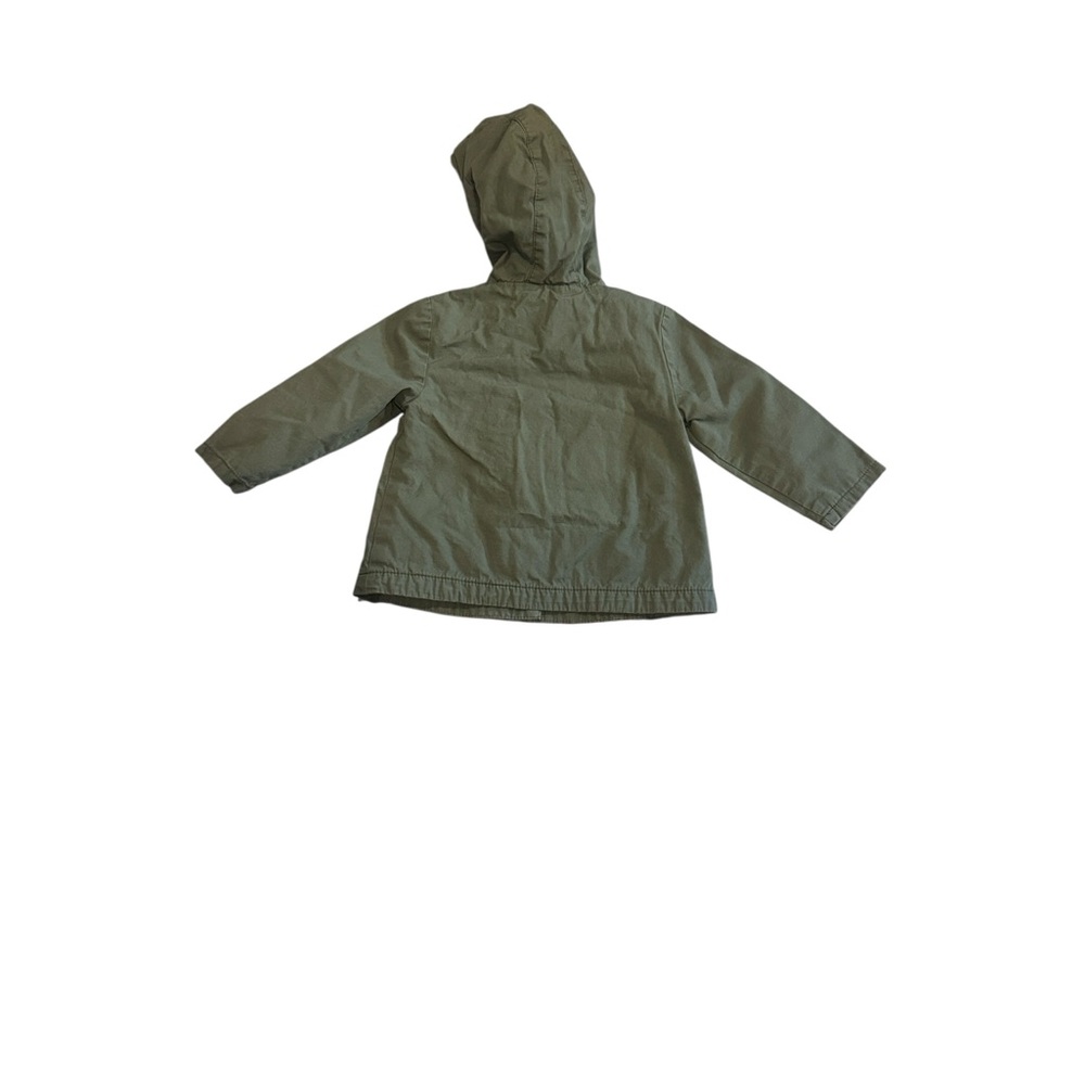Old Navy Toddler Girl Lightweight Hooded Jacket in Green Size 12-18 Months - Picture 3 of 6
